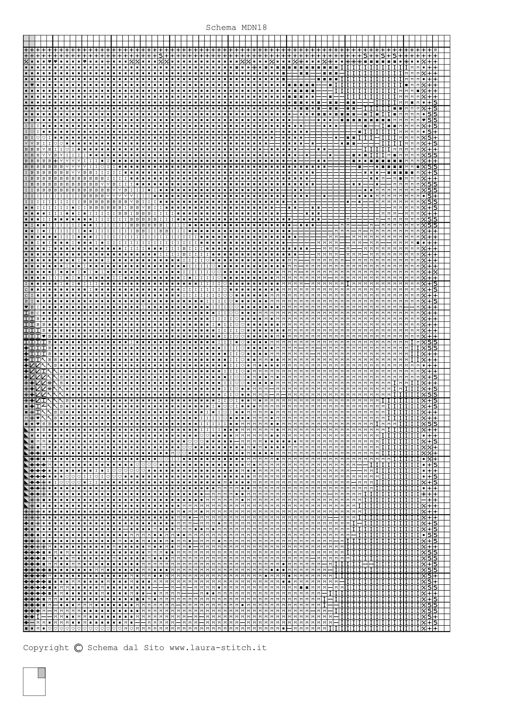 Schema punto croce Madonna Con Bambino 83