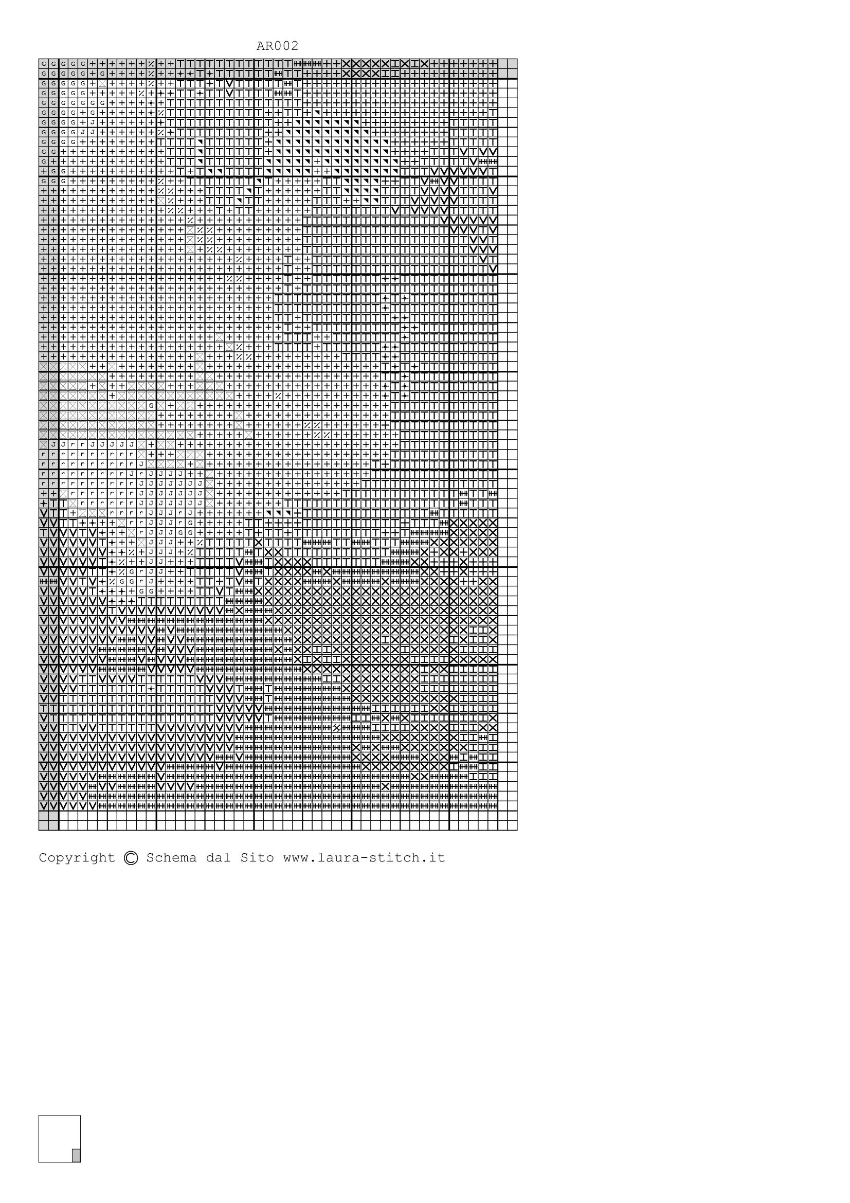 Schema punto croce Madonna Di Lourdes 13