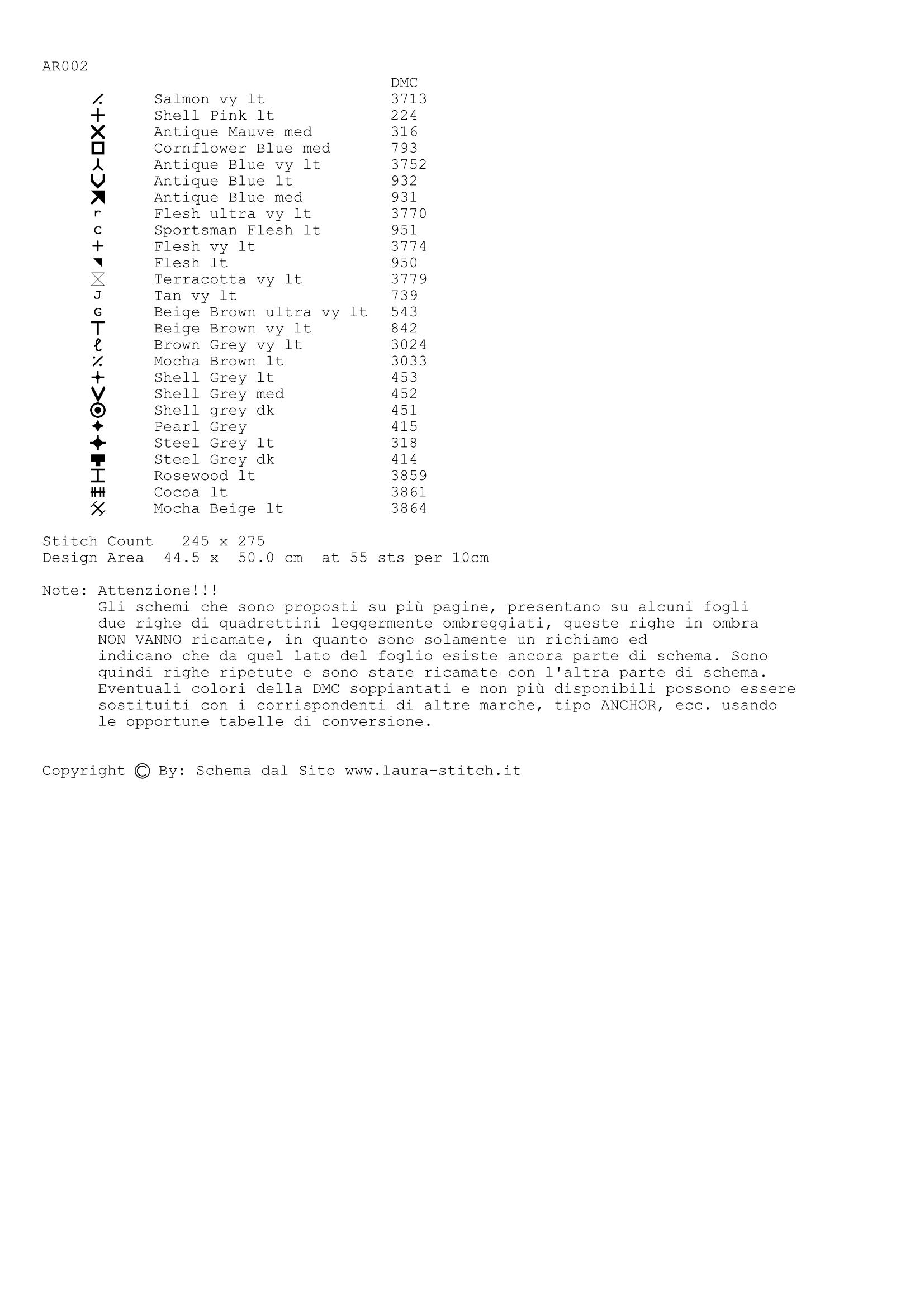 Schema punto croce Madonna Di Lourdes 14