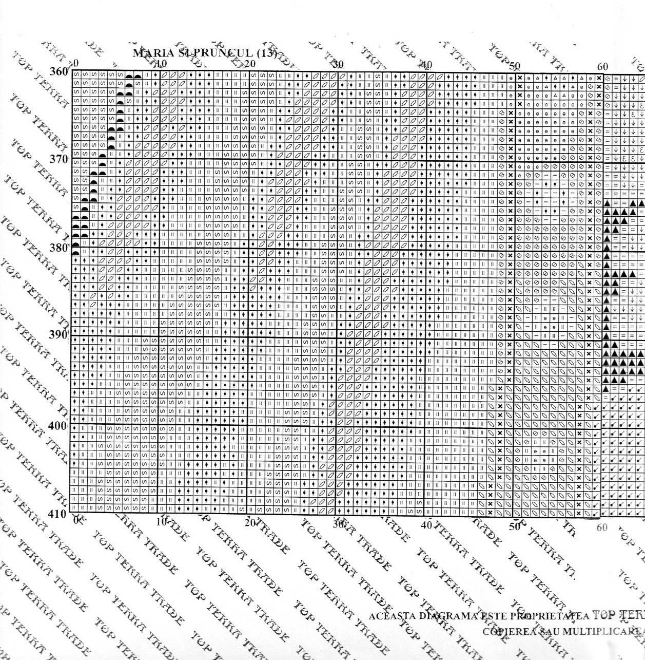 Schema punto croce Madonna E Bambino 29