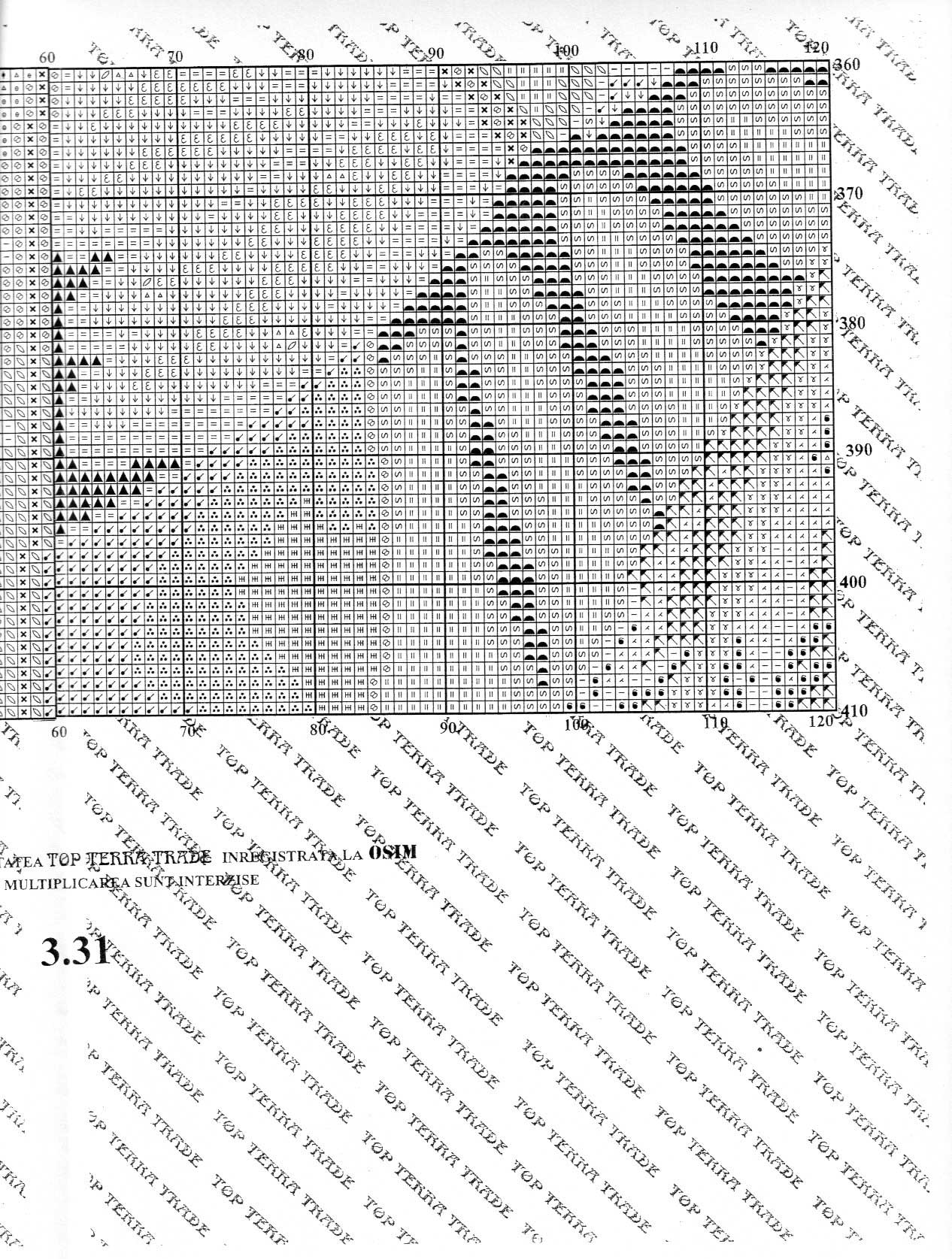 Schema punto croce Madonna E Bambino 30