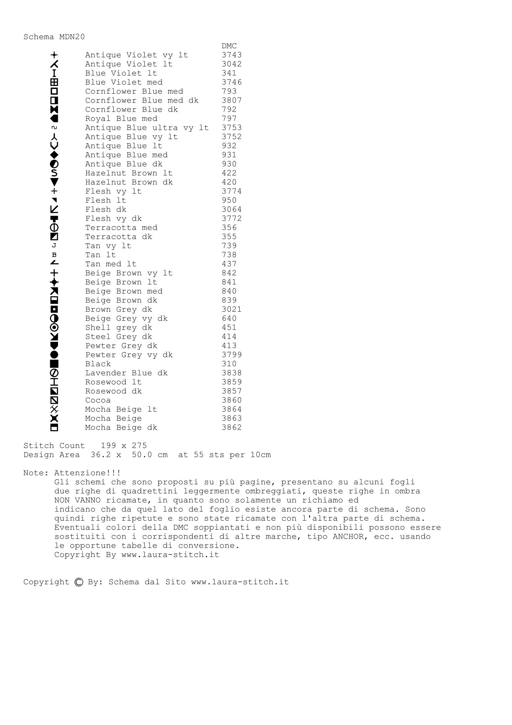 Schema punto croce Madonna E Bambino 62