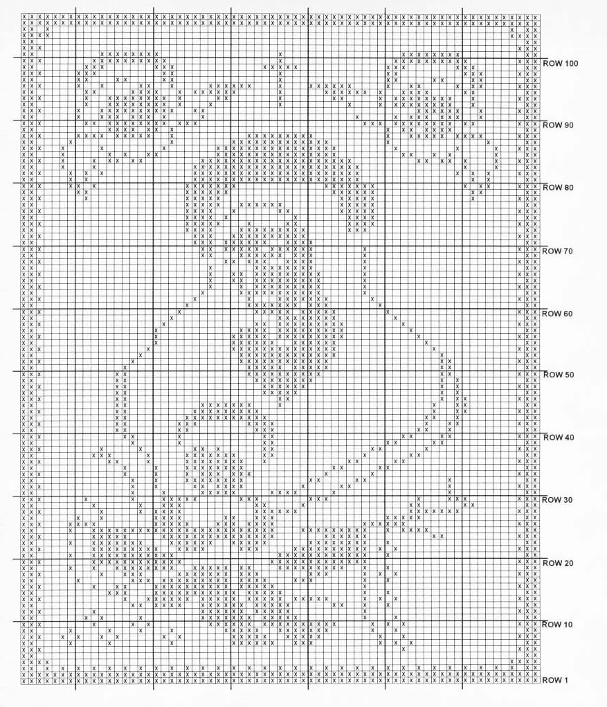 Schema punto croce Madonnina E Angeli