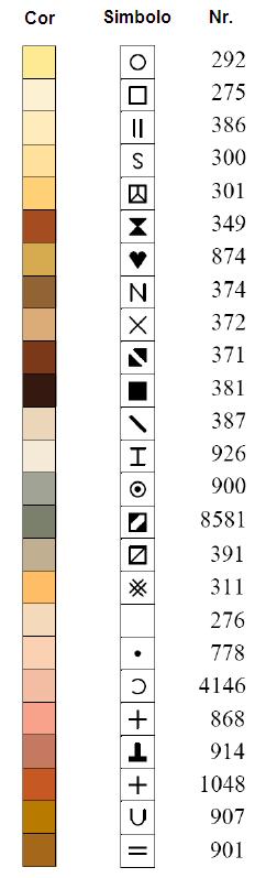 Schema punto croce Nossa Senhora 02