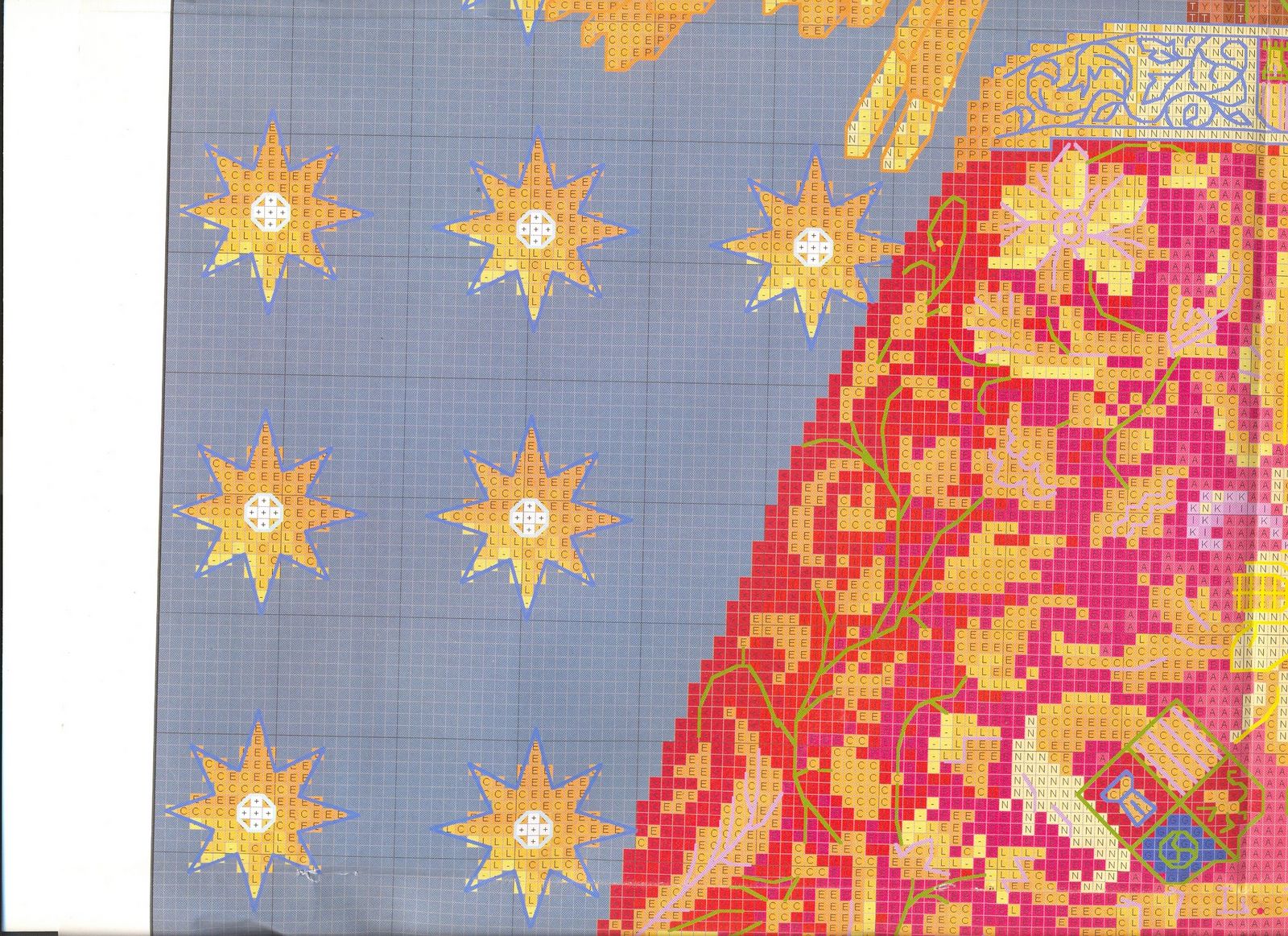 Schema punto croce Pilar 04