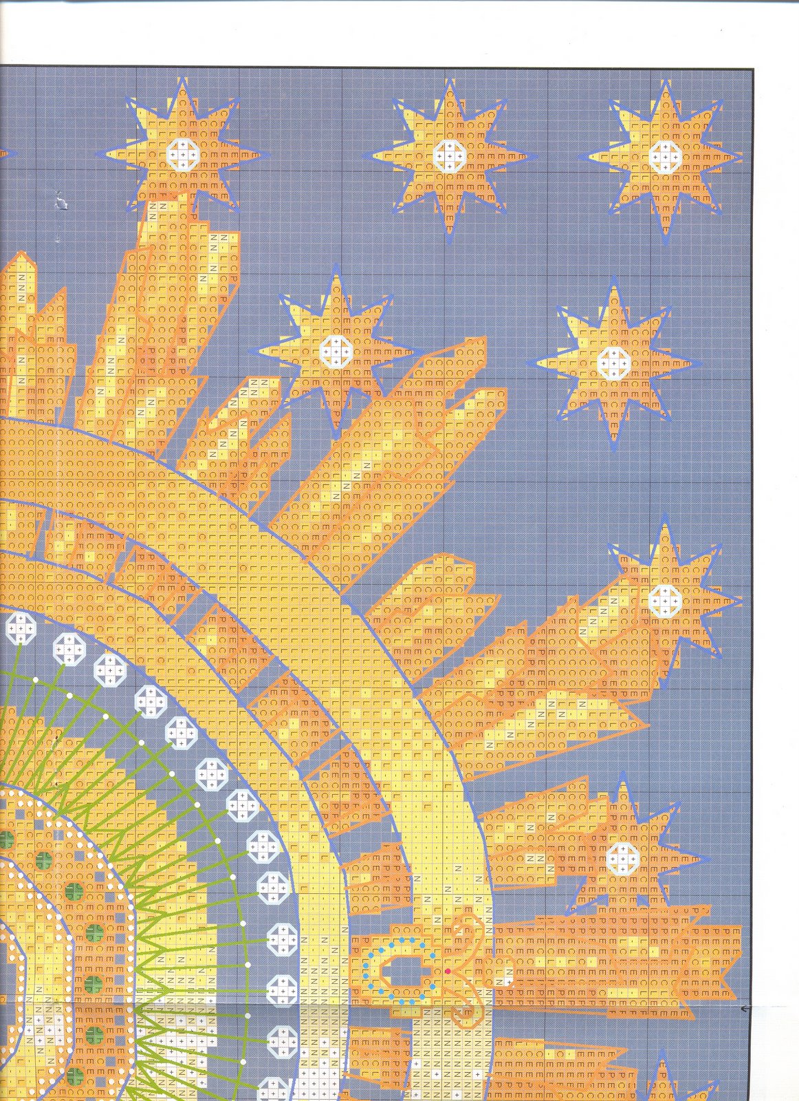 Schema punto croce Pilar 05