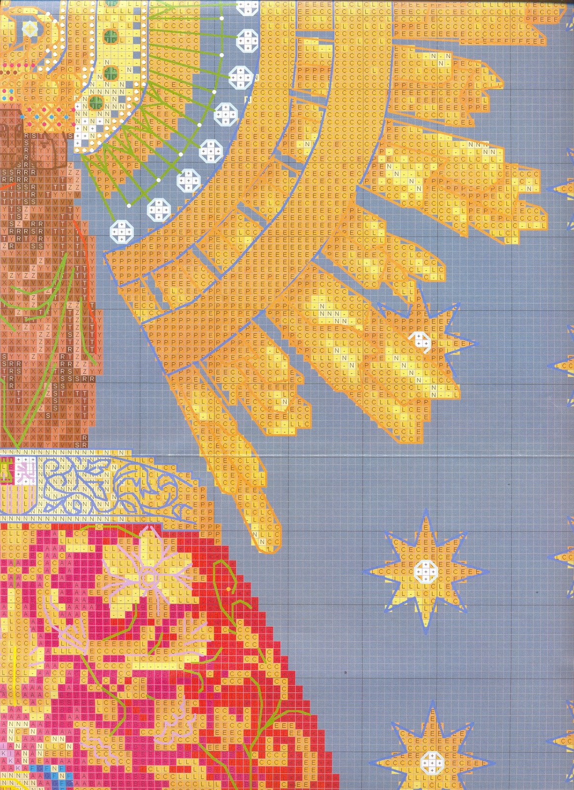 Schema punto croce Pilar 06