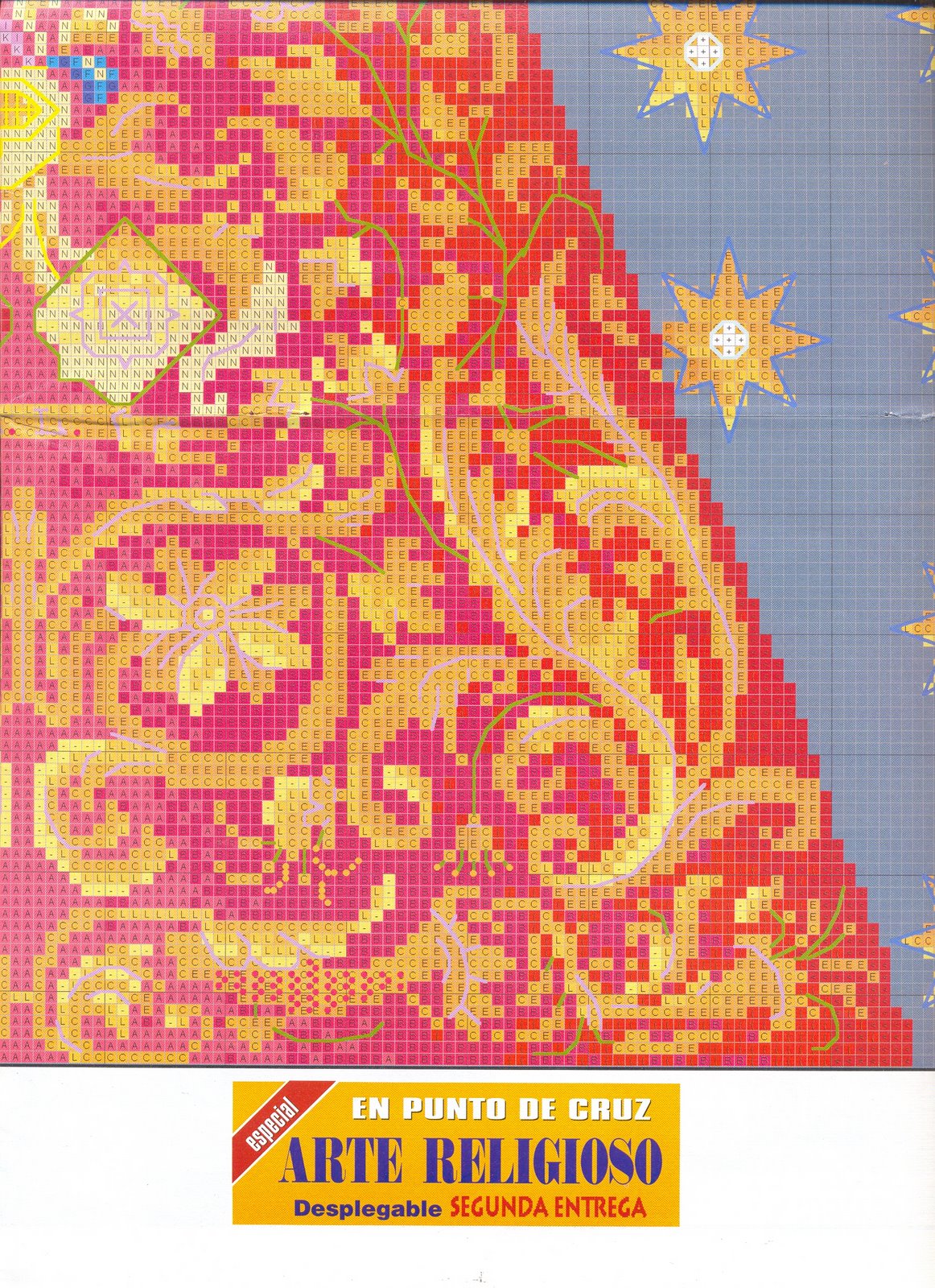 Schema punto croce Pilar 07