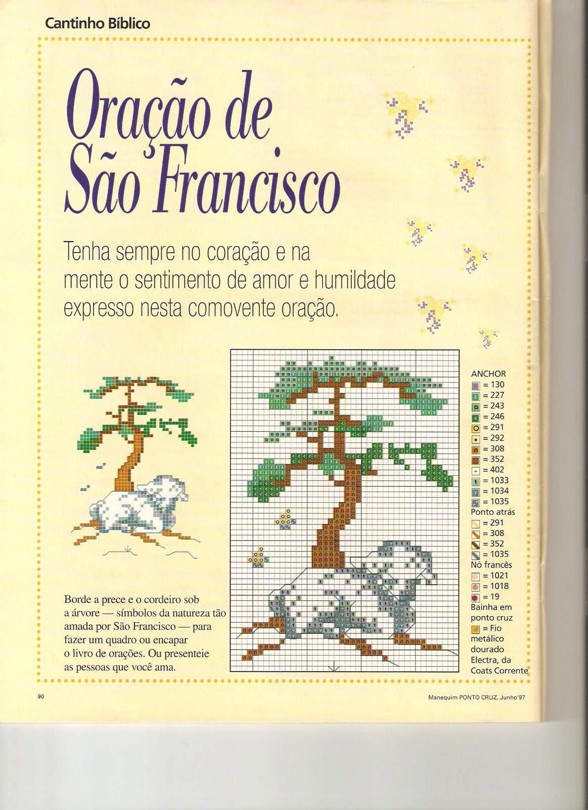 Schema punto croce San Francesco 01