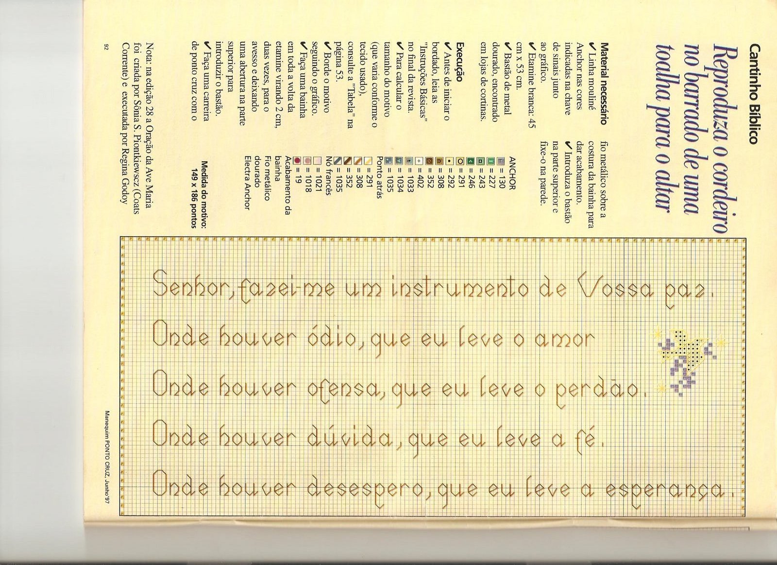 Schema punto croce San Francesco 02