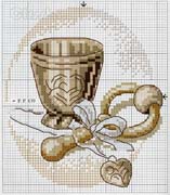 Schema punto croce Battesimo 02