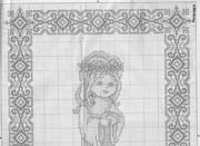 Schema punto croce Comunione 09