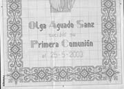 Schema punto croce Comunione 10