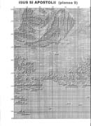 Schema punto croce Gesu Apostoli 16