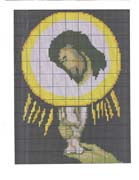 Schema punto croce Gesu Calice