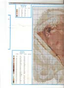 Schema punto croce Giovanni Paolo Secondo 01