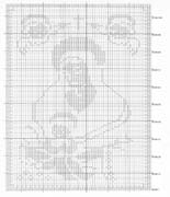 Schema punto croce Madonnina E Angeli