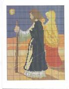 Schema punto croce Maria Giuseppe