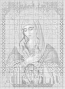 Schema punto croce Nossa Senhora 01