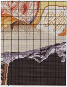 Schema punto croce Papa Woitila 08