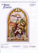 Schema punto croce Sacra Famiglia 01