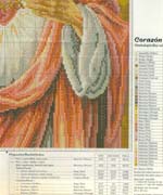 Schema punto croce Sacro Cuore Gesu 03