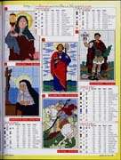 Schema punto croce Santi 01