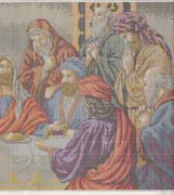 Schema punto croce Ultima Cena 05