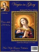 Schema punto croce Vergine In Gloria 01