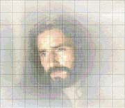 Schema punto croce Volto Gesu 2