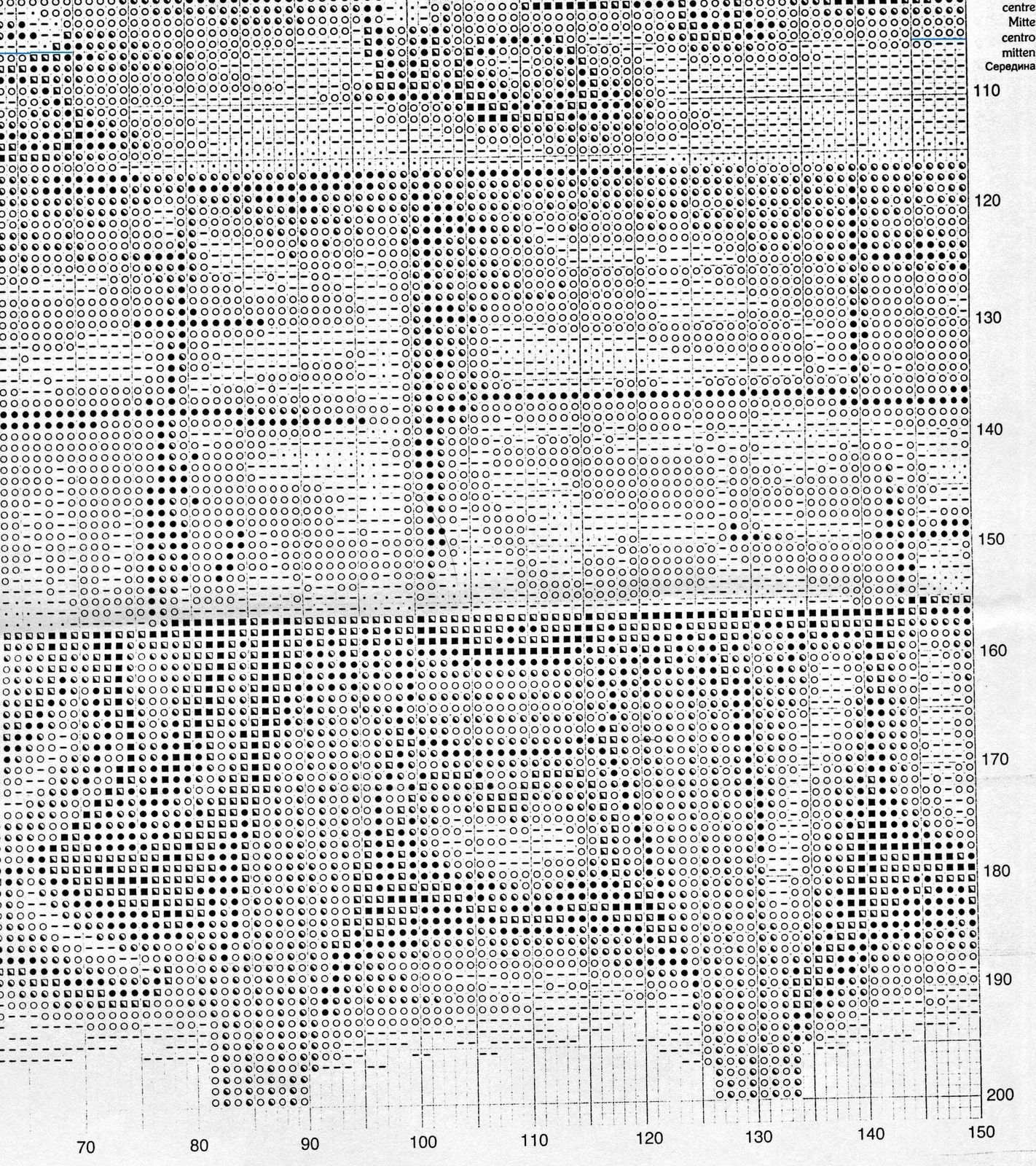 Schema punto croce Ultima Cena 10