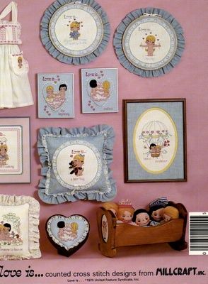 Schema punto croce Amare E 2