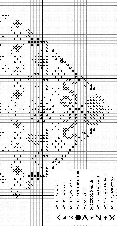 Schema punto croce Cuore 15