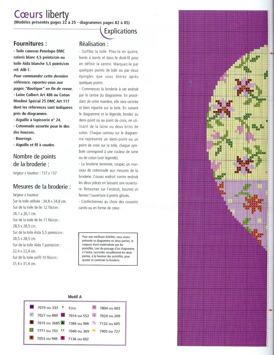 Schema punto croce Cuore 35