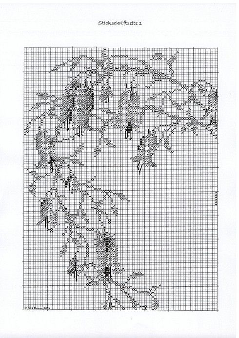 Schema punto croce Cuore 43