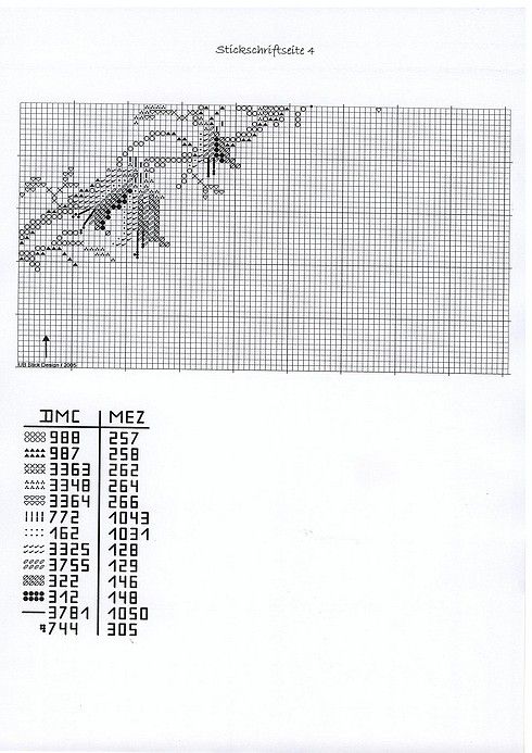 Schema punto croce Cuore 47