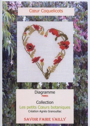 Schema punto croce Cuore 9