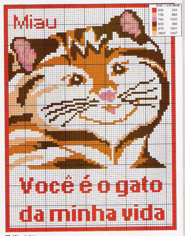 Schema punto croce Frasi Amore 16