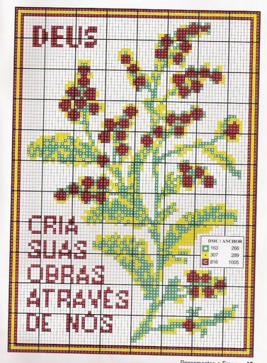 Schema punto croce Frasi Amore 21