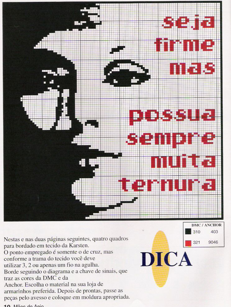 Schema punto croce Frasi Amore 23