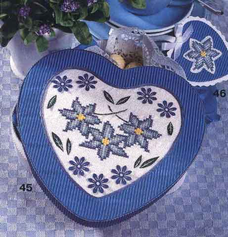 Schema punto croce Heart 5