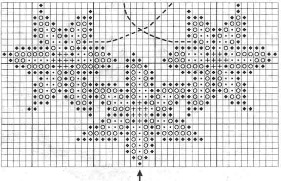 Schema punto croce Heart 6