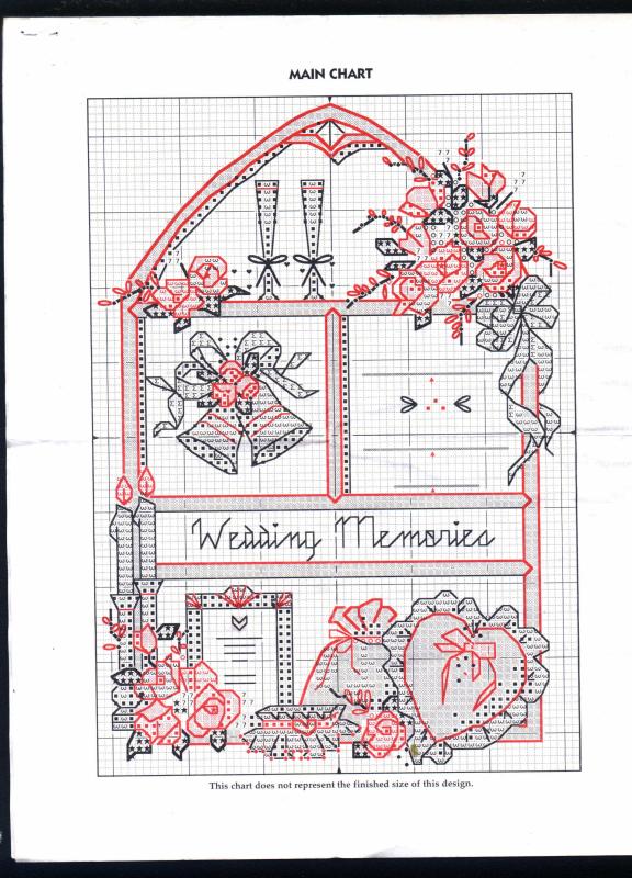 Schema punto croce Romantico