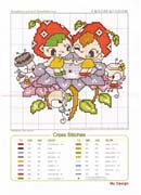 Schema punto croce Amore 10