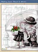 Schema punto croce Amore Sotto Pioggia 2