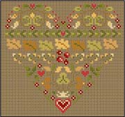 Schema punto croce Cuore 19