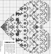 Schema punto croce Cuore 8
