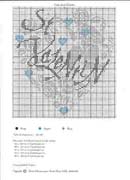 Schema punto croce Cuore San Valentino 2