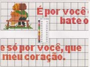 Schema punto croce Frasi Amore 15