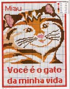 Schema punto croce Frasi Amore 16